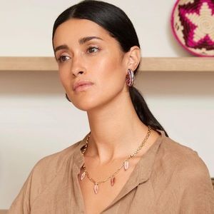 NWT MIGNONNE GAVIGAN AILA CHARM NECKLACE CORAL